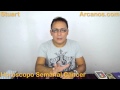 Video Horóscopo Semanal CÁNCER  del 14 al 20 Septiembre 2014 (Semana 2014-38) (Lectura del Tarot)