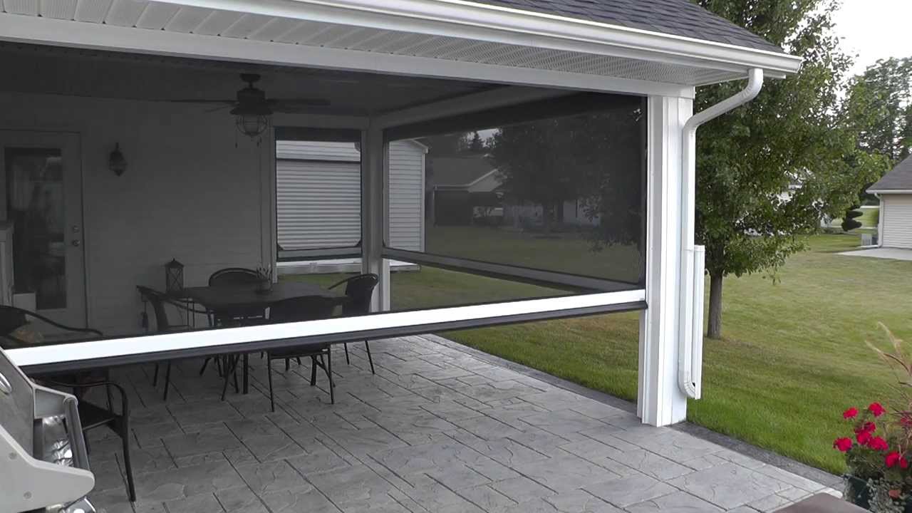 Motorized Patio Screen YouTube