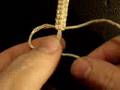 How To Tie A Square Knot For Hemp Jewelry - Youtube