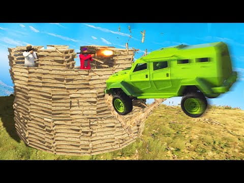 TOWER DEFENSE RPG's vs. INSURGENTS MINIGAME! (GTA 5 Funny Moments)