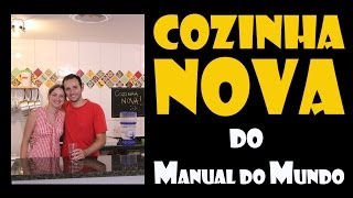 Cozinha nova do Manual do Mundo