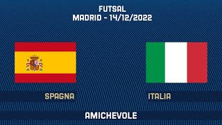 Spagna-Italia | Futsal | Amichevole (live)