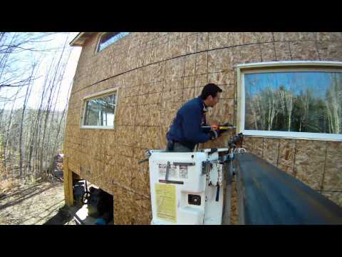 Preparing for vinyl siding installation - 63 - My DIY Garage Build HD Time Lapse
