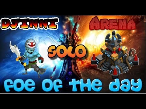 Download Clash of Lords 2 - DJINNI MAX ENLIGHTENMENT 25 SOLO vs ARENA FOE OF THE DAY (FOTD)