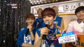 [720P] 130705 EXO, K.Will & RoyKim Backstage Interview @ Music Bank