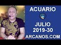 Video Horscopo Semanal ACUARIO  del 21 al 27 Julio 2019 (Semana 2019-30) (Lectura del Tarot)