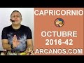 Video Horscopo Semanal CAPRICORNIO  del 9 al 15 Octubre 2016 (Semana 2016-42) (Lectura del Tarot)