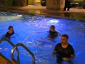 frank jennifer vic in pool new years 2012