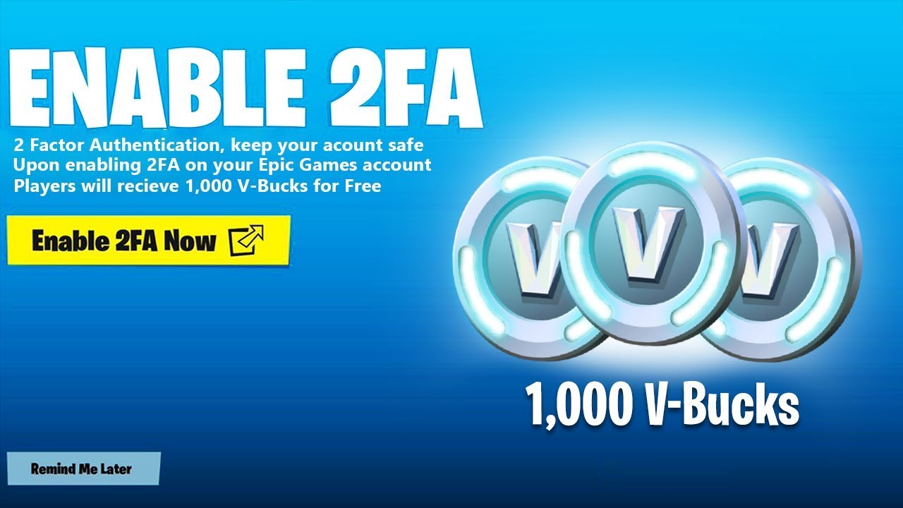 Fortnite Enable 2fa How To Enable And Use Fortnite S 2fa Two
