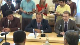 Начало переговоров С.Лаврова с С.Аль-Османи