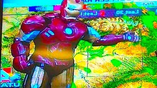 IRON MAN DOES THE WEATHER!