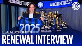 LISA ALBORGHETTI | EXCLUSIVE INTER TV RENEWAL INTERVIEW | #Alborghetti2025 #InterWomen ⚫🔵?
