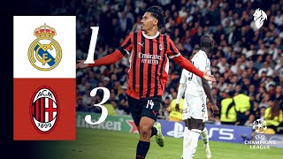 𝐀?𝐃𝐑𝐄𝐀𝐌?????? night at the éernabéu | Real Madrid 1-3 AC Milan | Highlights #ChampionsLeague