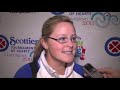 2011 Scotties Tournament of Hearts Draw 10 Media Scrum
