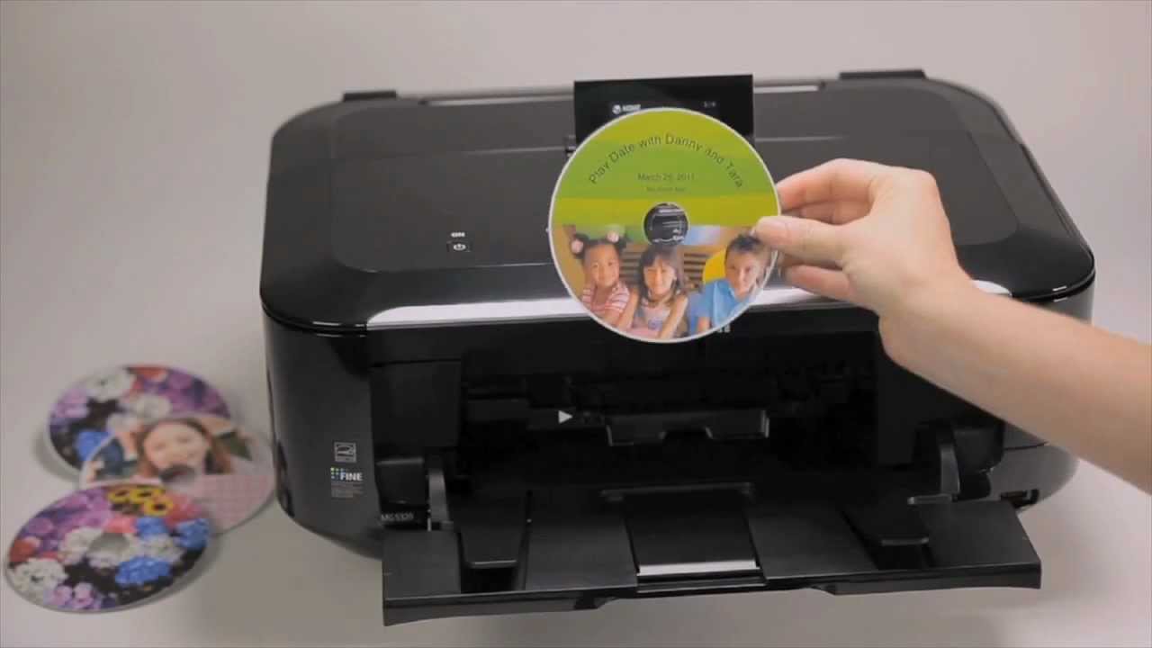 printing disk with canon image garden