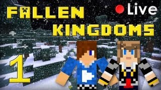 Fallen Kingdoms Live : Frigiel & Siphano - Minecraft #1