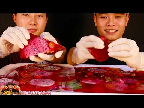EATING Red Fruit Funny Confrontation ASMR Two