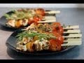 Recettes de brochettes de poulet à la plancha, citron estragon