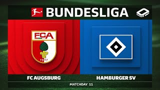 FC Augsburg vs. Hamburger SV | Matchday 11 — Bundesliga 2025/26