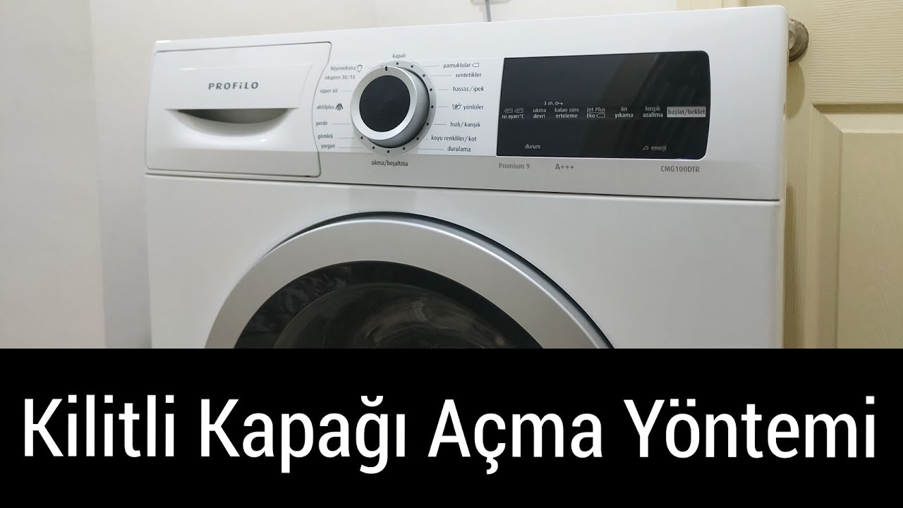 Camasir Makinesinin Alt Kosesindeki Kapak Ne Ise Yarar Ne Zaman Kontrol Edilmeli Youtube
