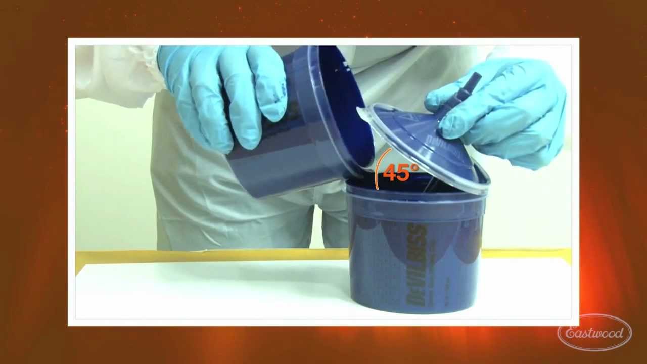 Paint Spray Gun Cup Devilbiss Gunner Cup at Eastwood YouTube