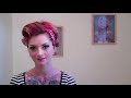 Vintage Hair Tutorial pinup bandana updo