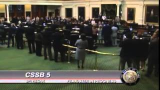 Crowd Chants Let Her Speak in Texas Legislature During Wendy Davis Filibuster