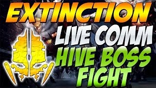 Cod Ghosts - "EXTINCTION HIVE BOSS FIGHT" Live Comm (Call of Duty Ghosts Extinction Mode)