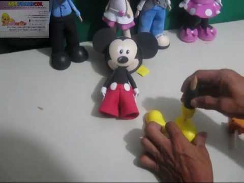 Moldes de Mickey Mouse y sus amigos en foami - Imagui