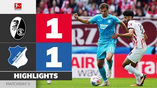 Rapid Start Ends In Draw! | SC FREIBURG — HOFFENHEIM | Highlights | Matchday 5 – Bundesliga 2025/26