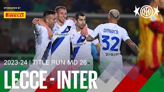 A STELLAR 4️⃣ GOALS WIN  | LECCE 0-4 INTER | EXTENDED HIGHLIGHTS 🏆🇮🇹???