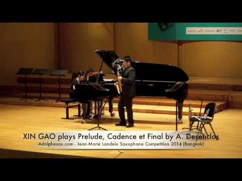 XIN GAO plays Prelude, Cadence et Final by A Desenclos