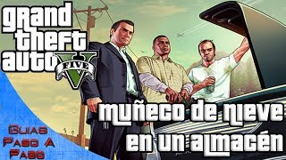 Grand Theft Auto V - Huevo de pascua: Muñeco de nieve oculto en un almacen