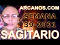 Video Horscopo Semanal SAGITARIO  del 19 al 25 Septiembre 2021 (Semana 2021-39) (Lectura del Tarot)