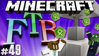 Minecraft Feed The Beast #49 - XP Grinder completion!