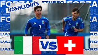 Highlights: Italia-Svizzera 2-1 | Under 18 | Amichevole