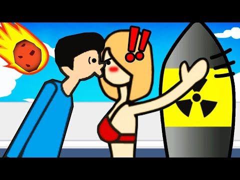 60 Seconds To SAVE THE EARTH With SECRET NUKE (Meteor 60 Seconds Funny Gameplay)