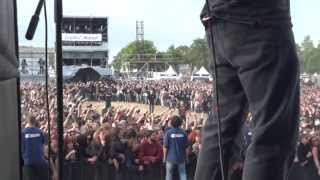 Énorme mur de la mort (filmé depuis la scène) - Gojira - Hellfest 2013 - HD