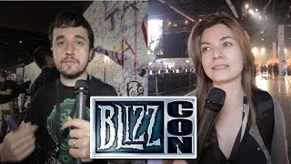 Leon e Nilce na Blizzcon (dia 01)