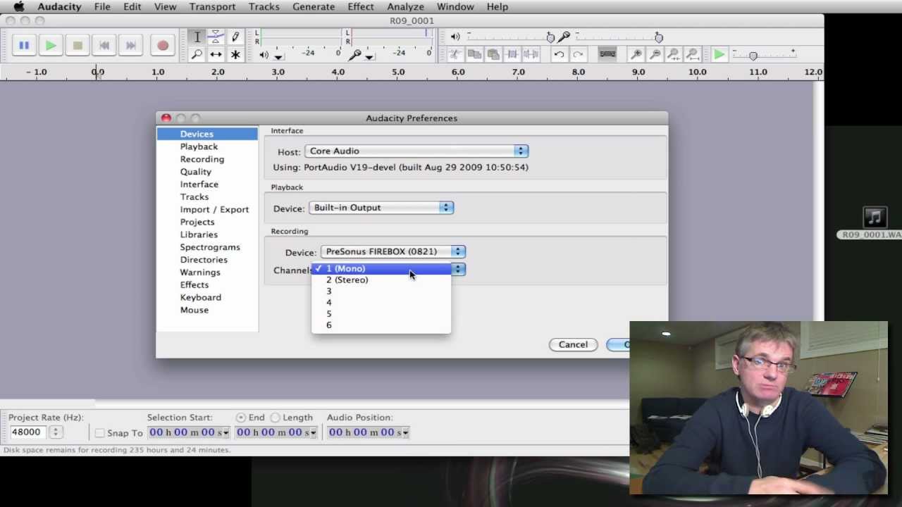 Audacity Tutorial How to Record Stereo and Mono Music | Recording and ...