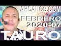 Video Horóscopo Semanal TAURO  del 9 al 15 Febrero 2020 (Semana 2020-07) (Lectura del Tarot)