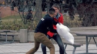 PILLOW FIGHT PRANK!