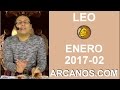 Video Horscopo Semanal LEO  del 8 al 14 Enero 2017 (Semana 2017-02) (Lectura del Tarot)