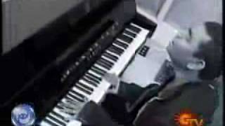 A R Rahman on piano
