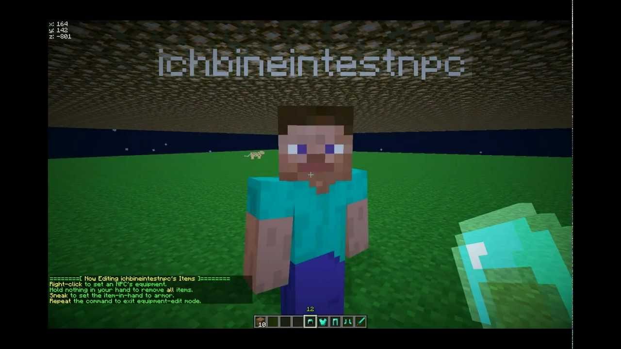 Minecraft Bukkit Plugin Citizens [Deutsch] - YouTube