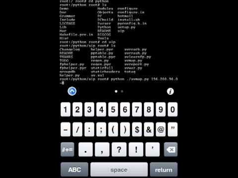 Run python in iphone - YouTube