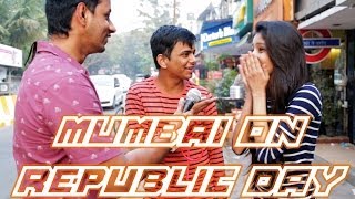 Mumbai on 65th Republic Day - It's All About BEING (Unaware) INDIAN Funny Video 2014