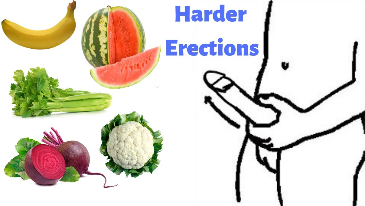 harder erections, top 10 foods for harder and longer erections, best foods ...