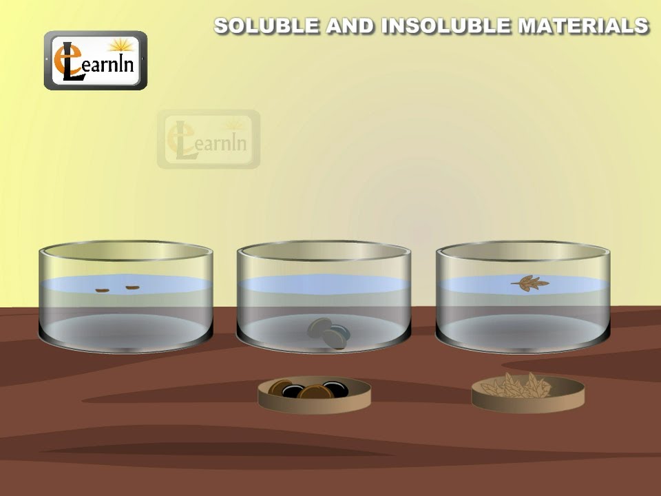 Soluble and insoluble materials - Experiment - Elementary Science - YouTube