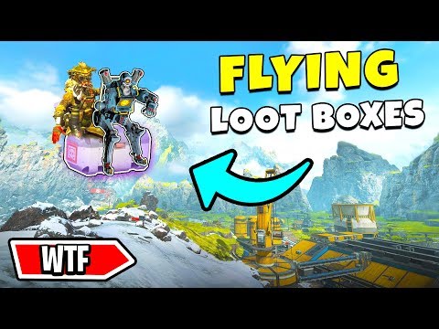 *NEW* FLYING ON LOOT BOXES!?! - NEW Apex Legends Funny & Epic Moments #206